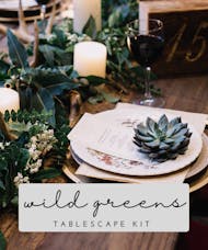 Wild Greens Tablescape Kit