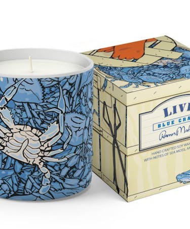 Annapolis Candle | Blue Crab Design