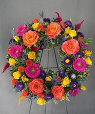 Vibrant - Circle Wreath