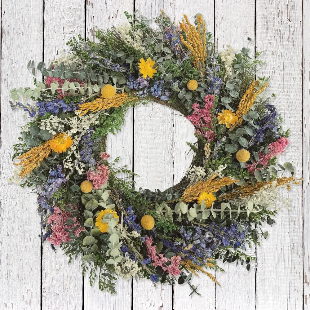 Andaluca Dried Floral Wreath - Thumbnail 4