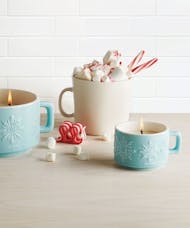 Thymes | Hot Cocoa Peppermint Mug Candle