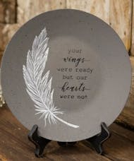 Decorative Plate | Your Wings Were Ready