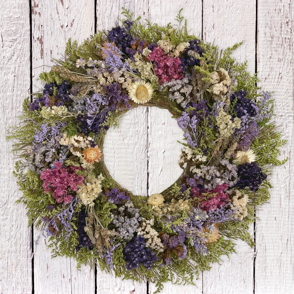 Andaluca Dried Floral Wreath - Thumbnail 2